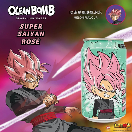 Dragon Ball Z Super Saiyan Rose Soda Melon- TAIWAN