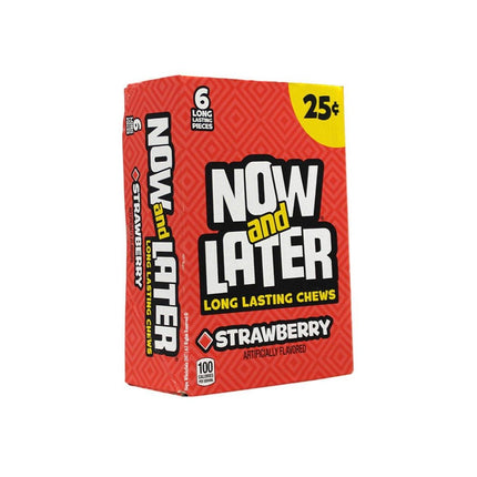 Now & Later 24-.93 Oz Strawberry - SBCDISTRO