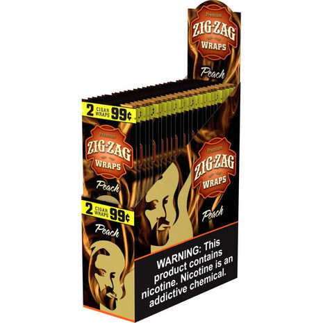 Zig Zag Wrap 2 For $0.99 Peach
