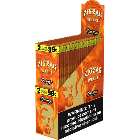 Zig Zag Wrap 2 For $0.99 Orange