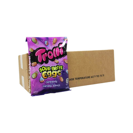 Trolli Sour Brite Eggs 12 – 4 OZ Peg Bags