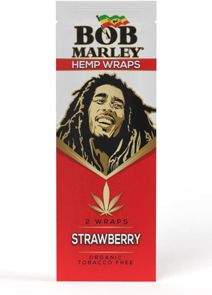 Bob Marley 25Ct Strawberry Hemp Wraps