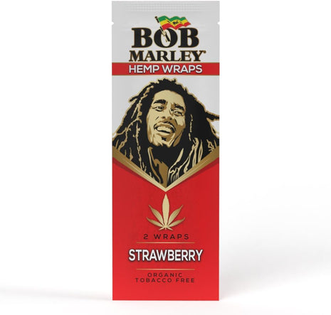 Bob Marley 25Ct Strawberry Hemp Wraps