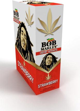 Bob Marley 25Ct Strawberry Hemp Wraps