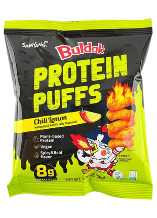 Buldak Protein Puffs Chili Lemon 1.76 oz