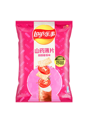 Tomtato Flavor Yam Crisps - Crunchy Snack, 2.82oz