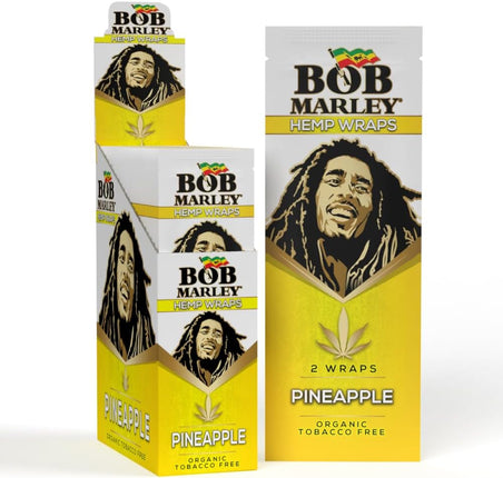 Bob Marley 25Ct Pineapple Hemp Wraps