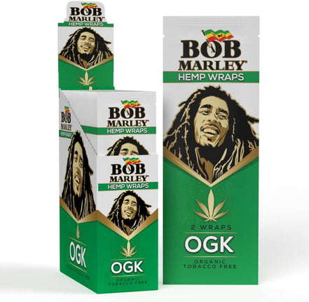 Bob Marley 25Ct Ogk Hemp Wraps