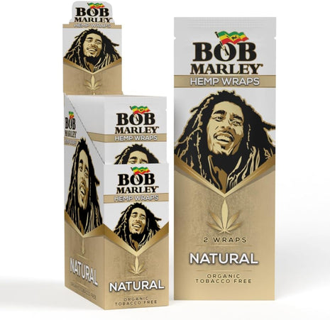 Bob Marley 25Ct Natural Hemp Wraps