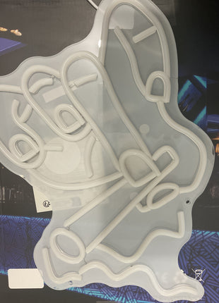 led neon hand sign