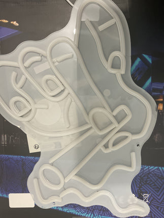 led neon hand sign
