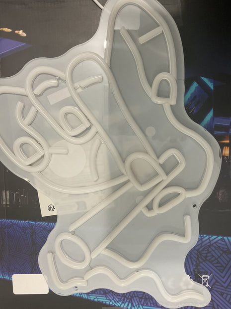 led neon hand sign
