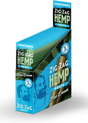 Zig Zag 2 For $0.99 Blue Dream Hemp Wrap 25 Pac