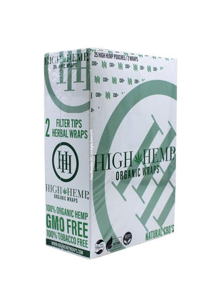 High Hemp 25CT Regular Organic Wraps