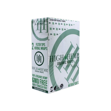 High Hemp 25CT Regular Organic Wraps