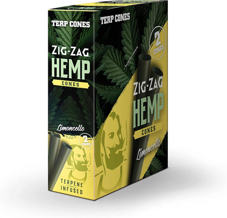 Zig Zag Hemp Cones Limoncello 15-2 Pack