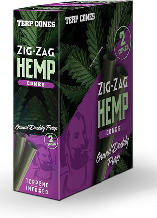 Zig Zag Hemp Cones Clementine 15-2 Pack