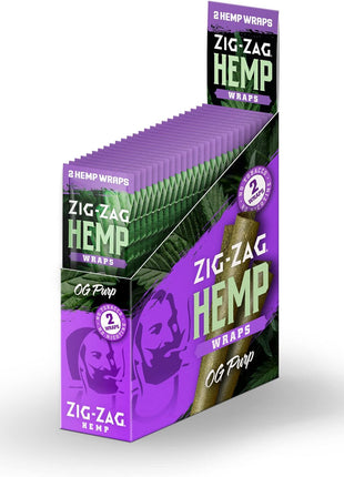 Zig Zag 2 For $0.99 Og Purp Hemp Wrap 25 Pack