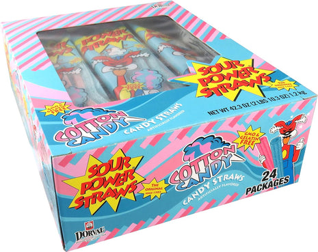 Sour Super 24Pk Cotton Candy
