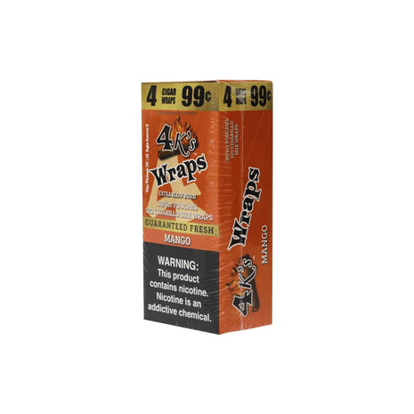 Mango Tobacco Wraps | 4K’s Mango Wraps | SBCDISTRO