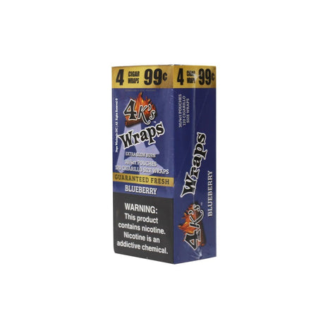 Blueberry Cigar Wraps | 4 K’s Blueberry Wraps | SBCDISTRO