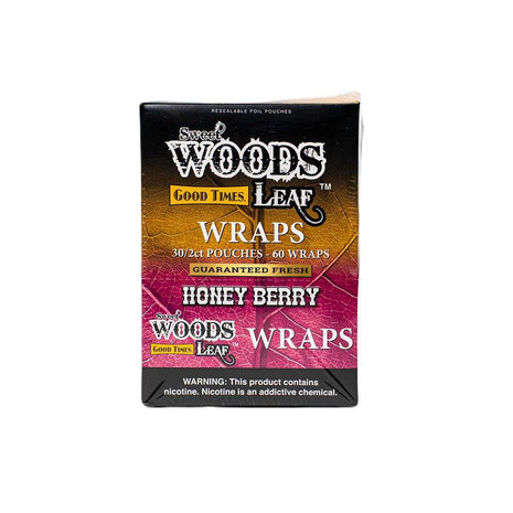 Sweet Woods 2-30Ct Wraps Honey Berry