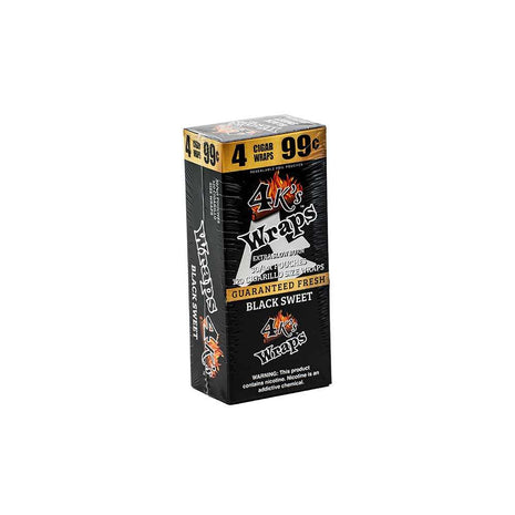 4 K’S Wraps 30-4Ct Black Sweet