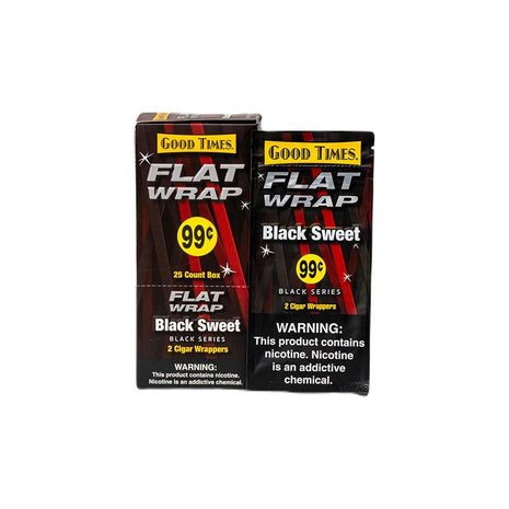 Gt Flat Wrap 2-25 Ct Black Sweet