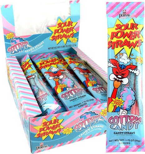 Sour Super 24Pk Cotton Candy