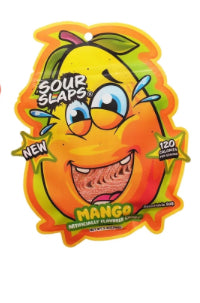 Sour Slaps 1-Pack Flavored Sour Candy Belts - Deliciously Sour, Fresh & Chewy, Extreme Sour Kick, Vegetarian, Choose From 8 Mouth Watering Flavors