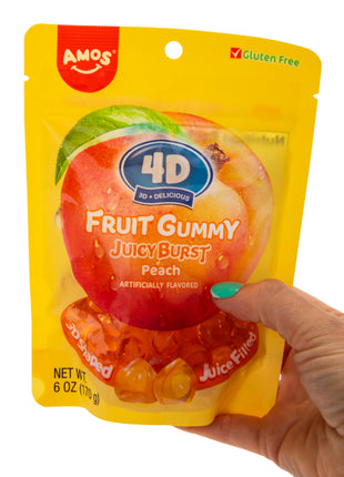 AMOS 4D Gummy Filled Fruit Candy