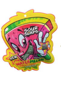Sour Slaps 1-Pack Flavored Sour Candy Belts - Deliciously Sour, Fresh & Chewy, Extreme Sour Kick, Vegetarian, Choose From 8 Mouth Watering Flavors