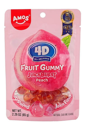 AMOS 4D Gummy Filled Fruit Candy