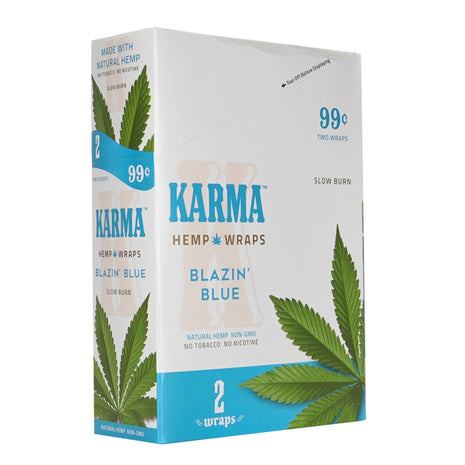 Karma 4 For $0.99 Blazin Blue Hemp Wrap 15 Pack
