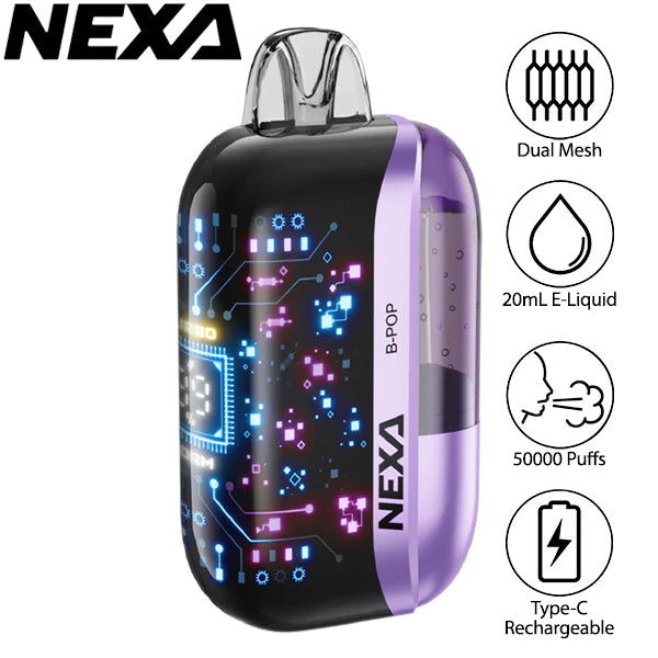 NEXA ULTRA 50K PUFFS 5% NIC 20ML DISPOSABLE 5CT/DISPLAY