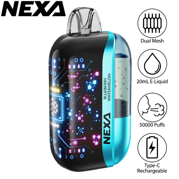 NEXA ULTRA 50K PUFFS 5% NIC 20ML DISPOSABLE 5CT/DISPLAY