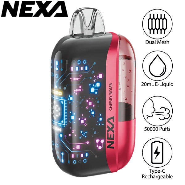 NEXA ULTRA 50K PUFFS 5% NIC 20ML DISPOSABLE 5CT/DISPLAY