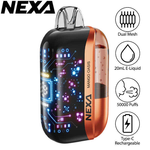 NEXA ULTRA 50K PUFFS 5% NIC 20ML DISPOSABLE 5CT/DISPLAY