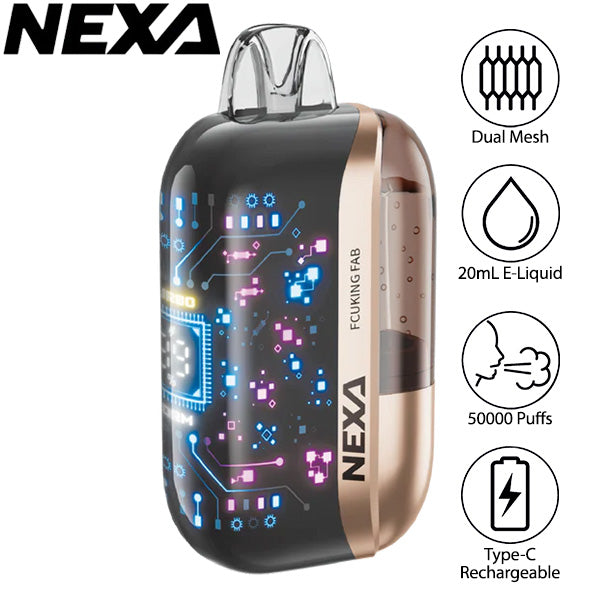 NEXA ULTRA 50K PUFFS 5% NIC 20ML DISPOSABLE 5CT/DISPLAY
