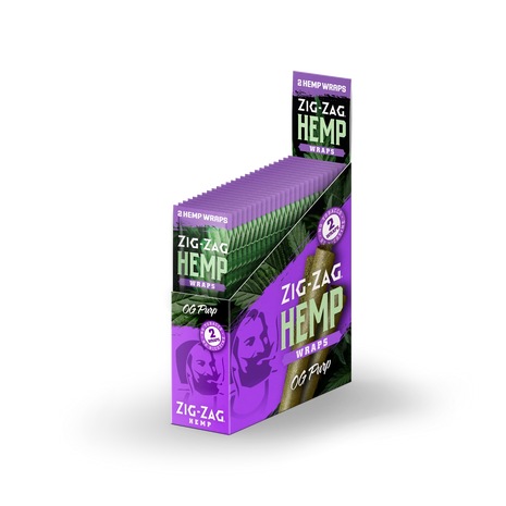 Zig Zag Hemp Wrap Og Purp 2-25 Pack