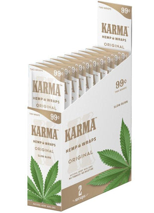 Karma 2 For $0.99 Original Hemp Wrap 25 Pack