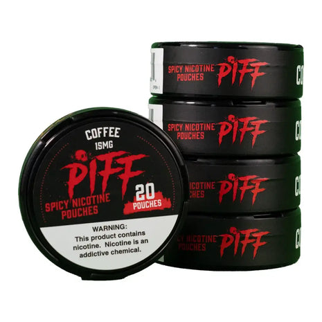 PIFF NICOTINE POUCHES 5PK 6 MG