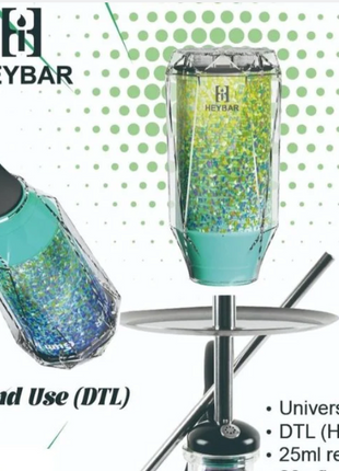 HeyBar E-Hookah Head 25K Disposable 6PK