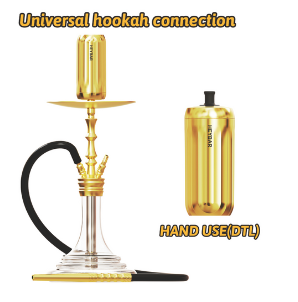 HEYBAR E-HOOKAH 50,000 PUFFS DISPOSABLE 6PK