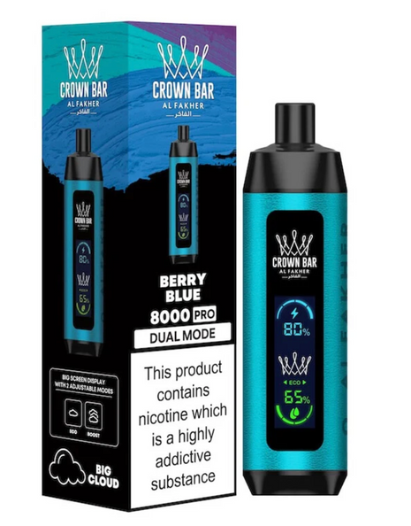 Al Fakher Crown Bar  Disposable Vape – 12k Puffs | Rechargeable | 18ml | .5% Nicotine