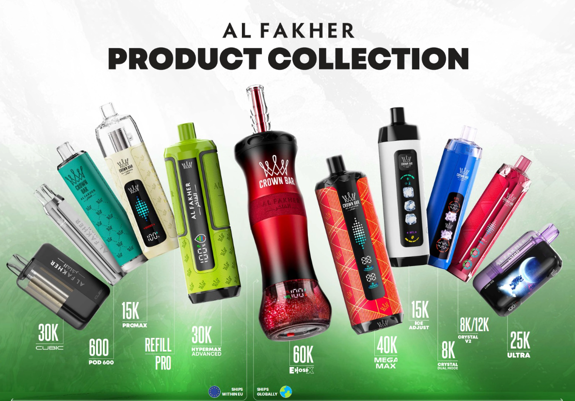 Al Fakher Crown Bar 60K E-Hose