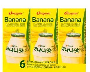 Binggrae Korean Banana Flavored Milk 6.76fl oz