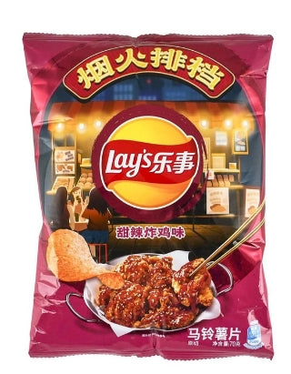 Lays Sweet and Spicy Fried Chicken Flavor