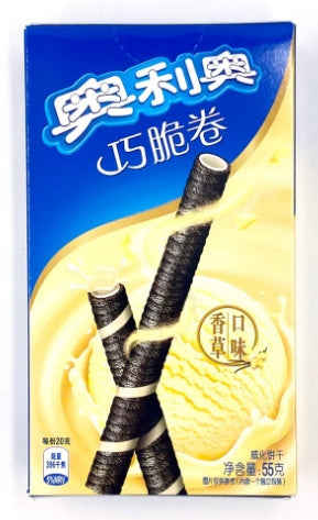 Oreo Vanilla Ice Cream Wafer Rolls Taiwan