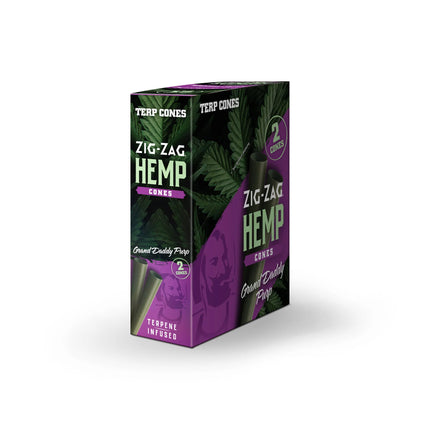 Zig Zag Hemp Cones Grand Daddy Purp 15-2 Pack